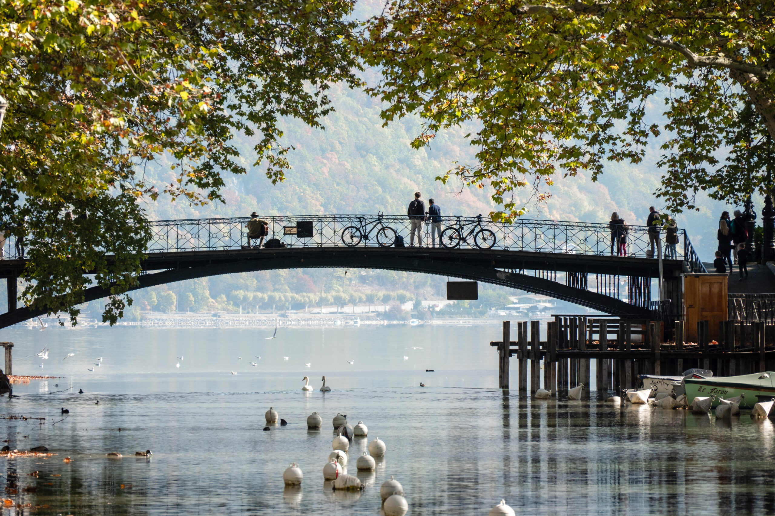 Le pont des amours d'Annecy
