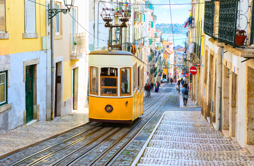 Le tramway à lisbonne