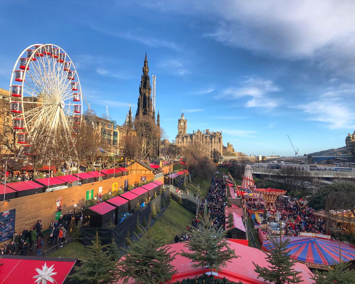 Marché de noel Edimburg