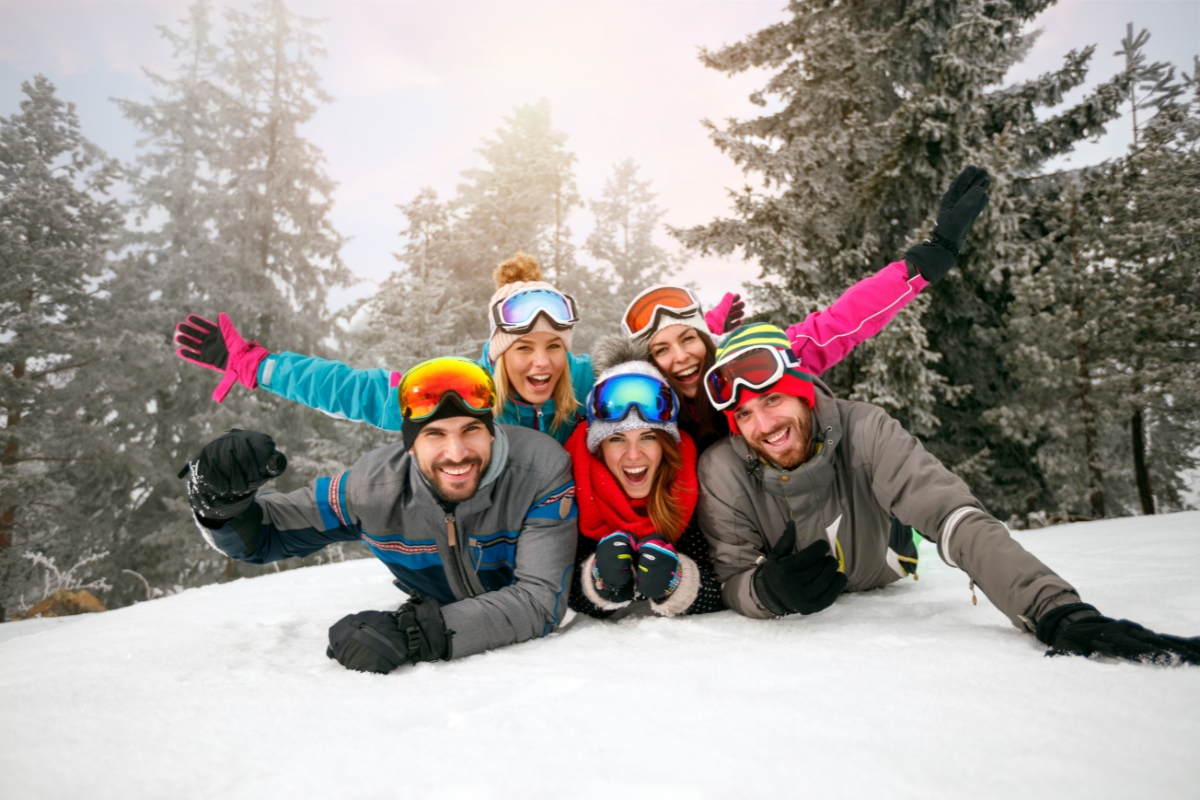 ski entre amis