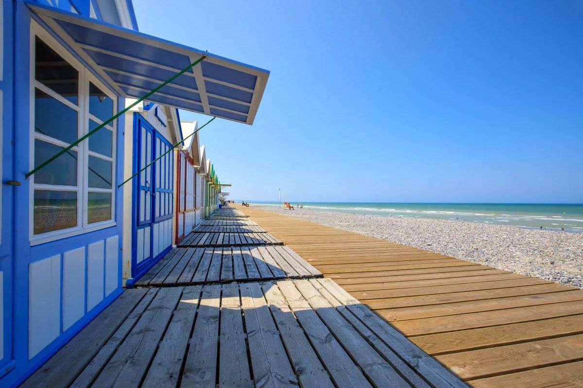La Plage de galets de l’Amer Sud à Cayeux-sur-Mer