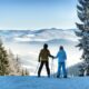 Station de ski couple