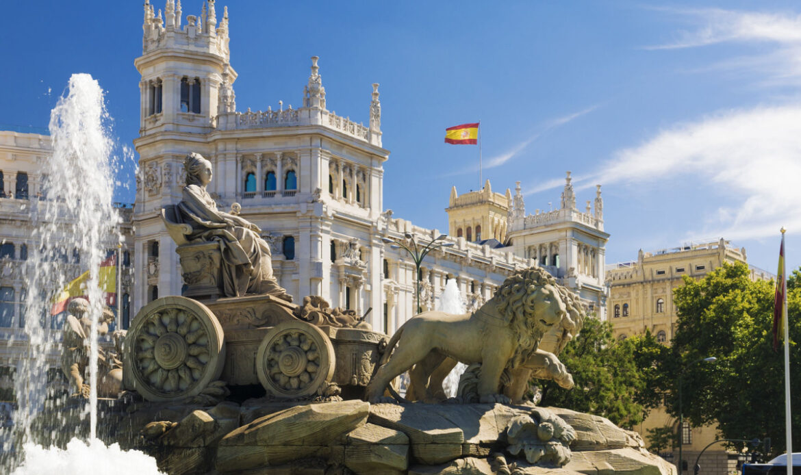 Fontaine à Madrid