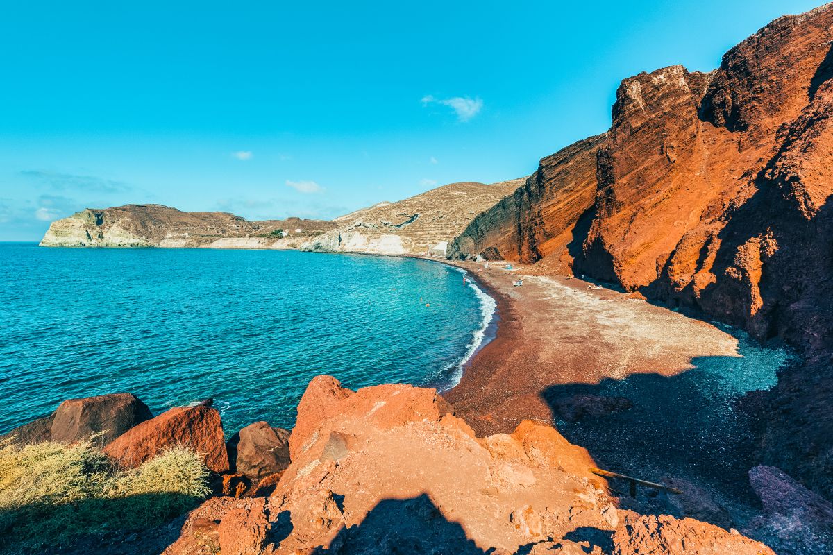 Plage Santorin