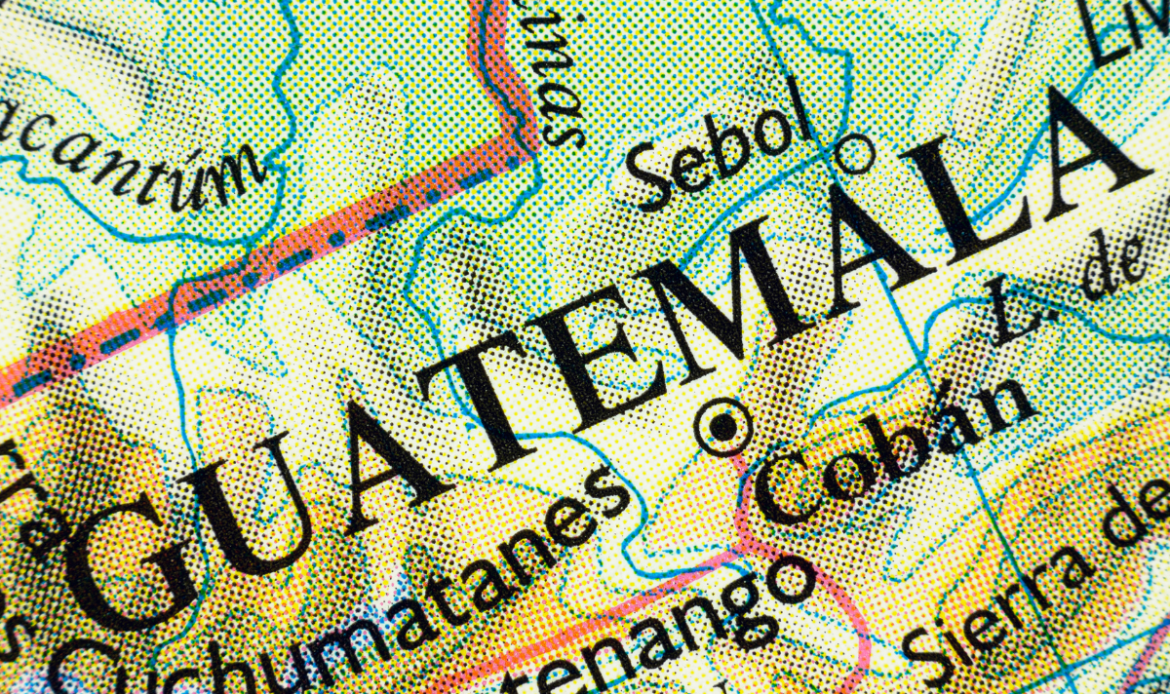 Carte du Guatemala