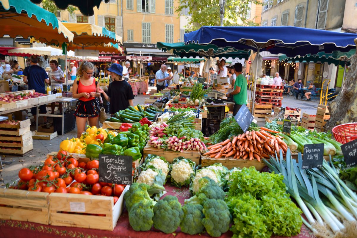 Le marché d’Aix-en-Provence