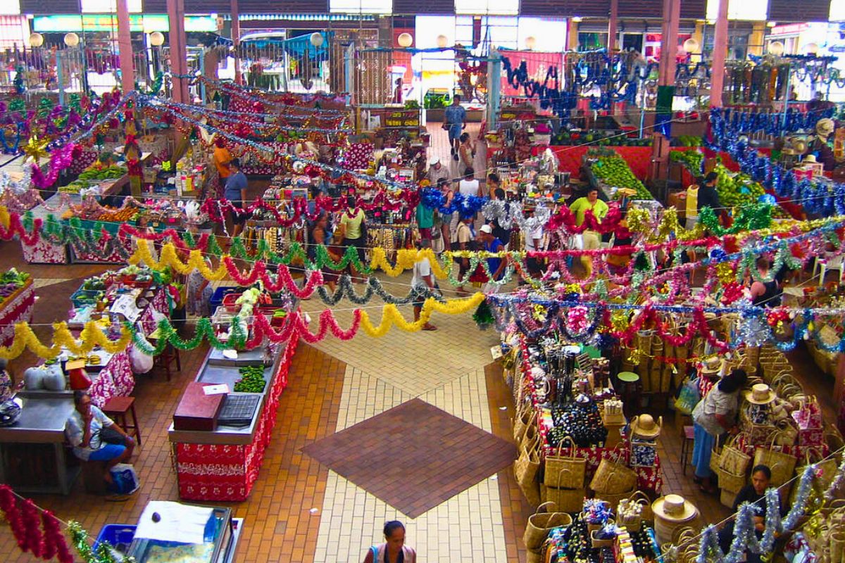 Le marché de Papeete