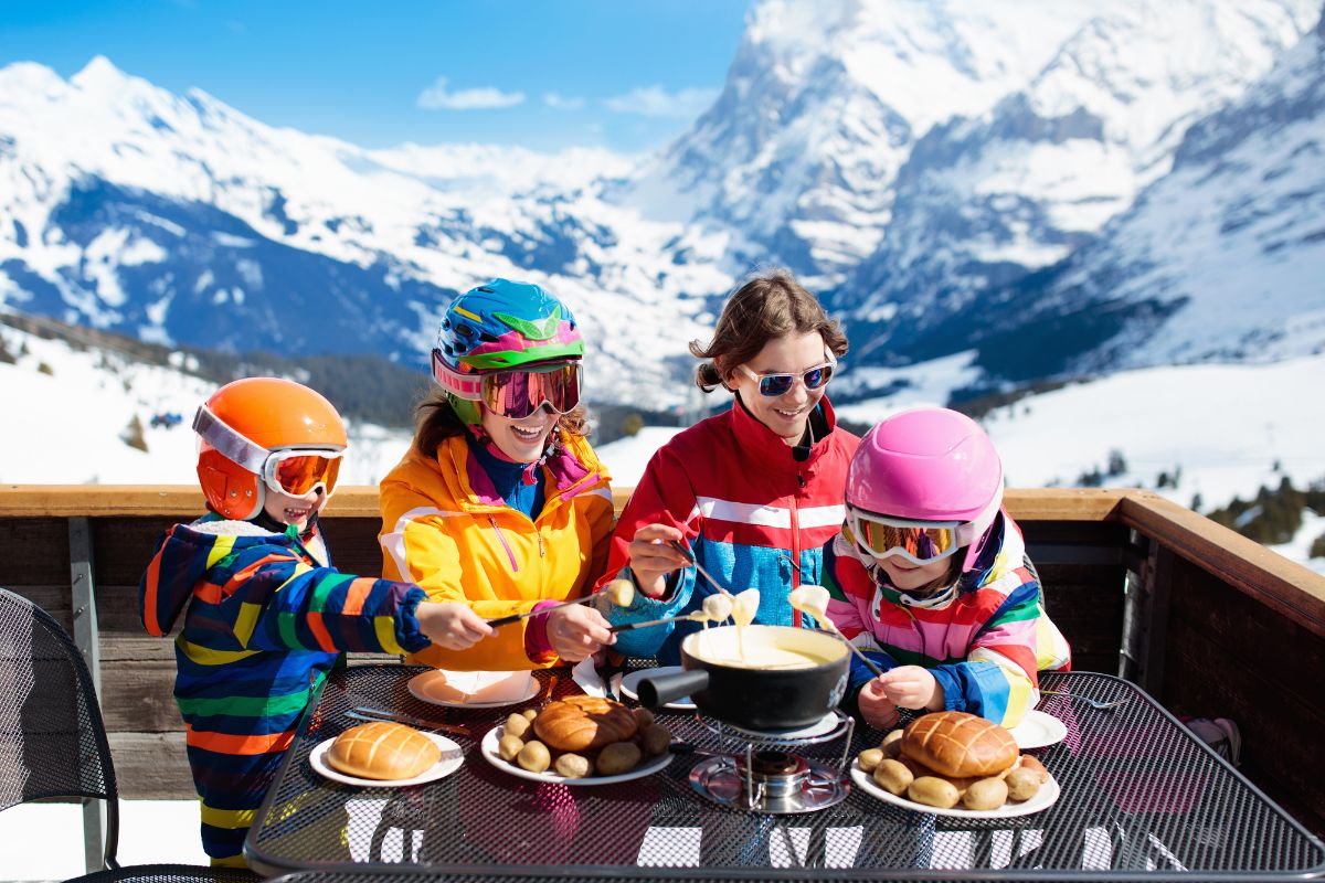 bébé au ski