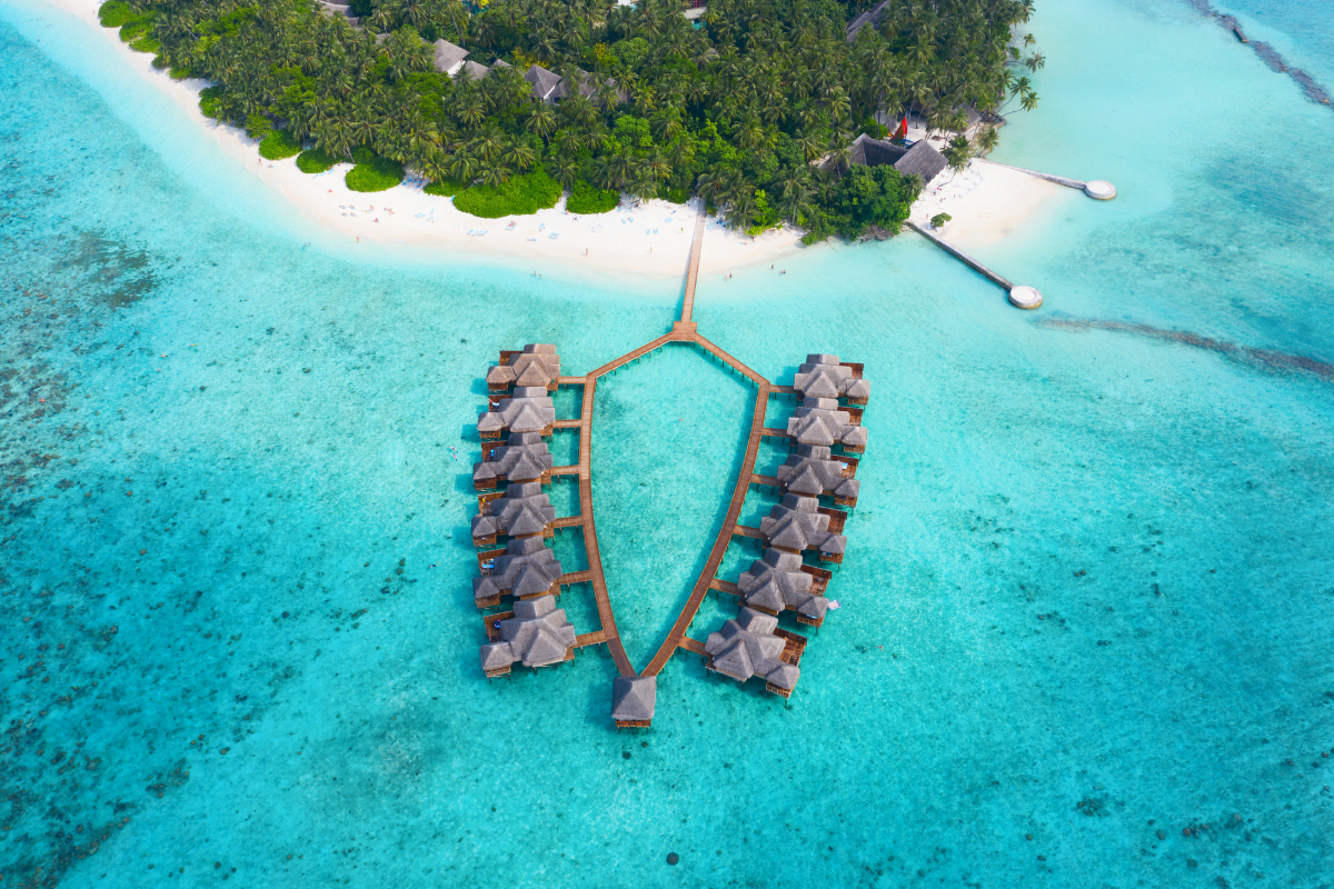 Hôtel avec piscine privée aux Maldives