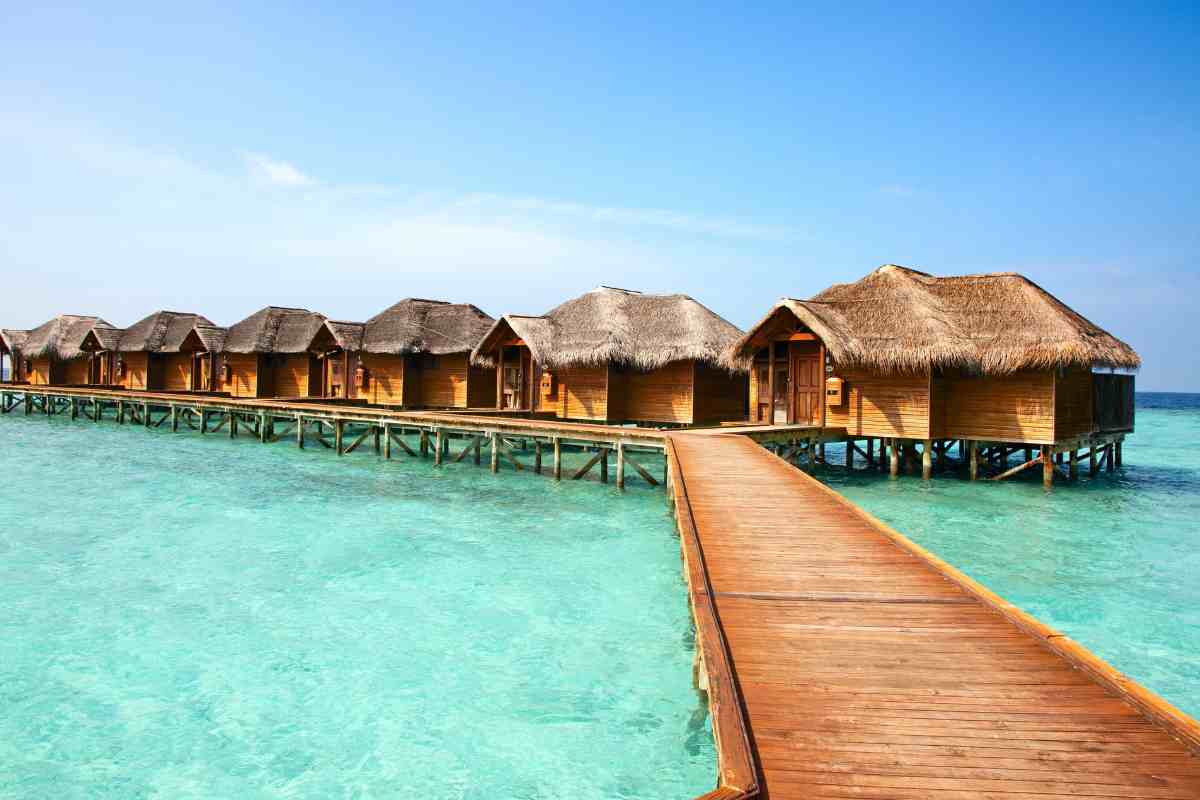 Hotel surf aux Maldives