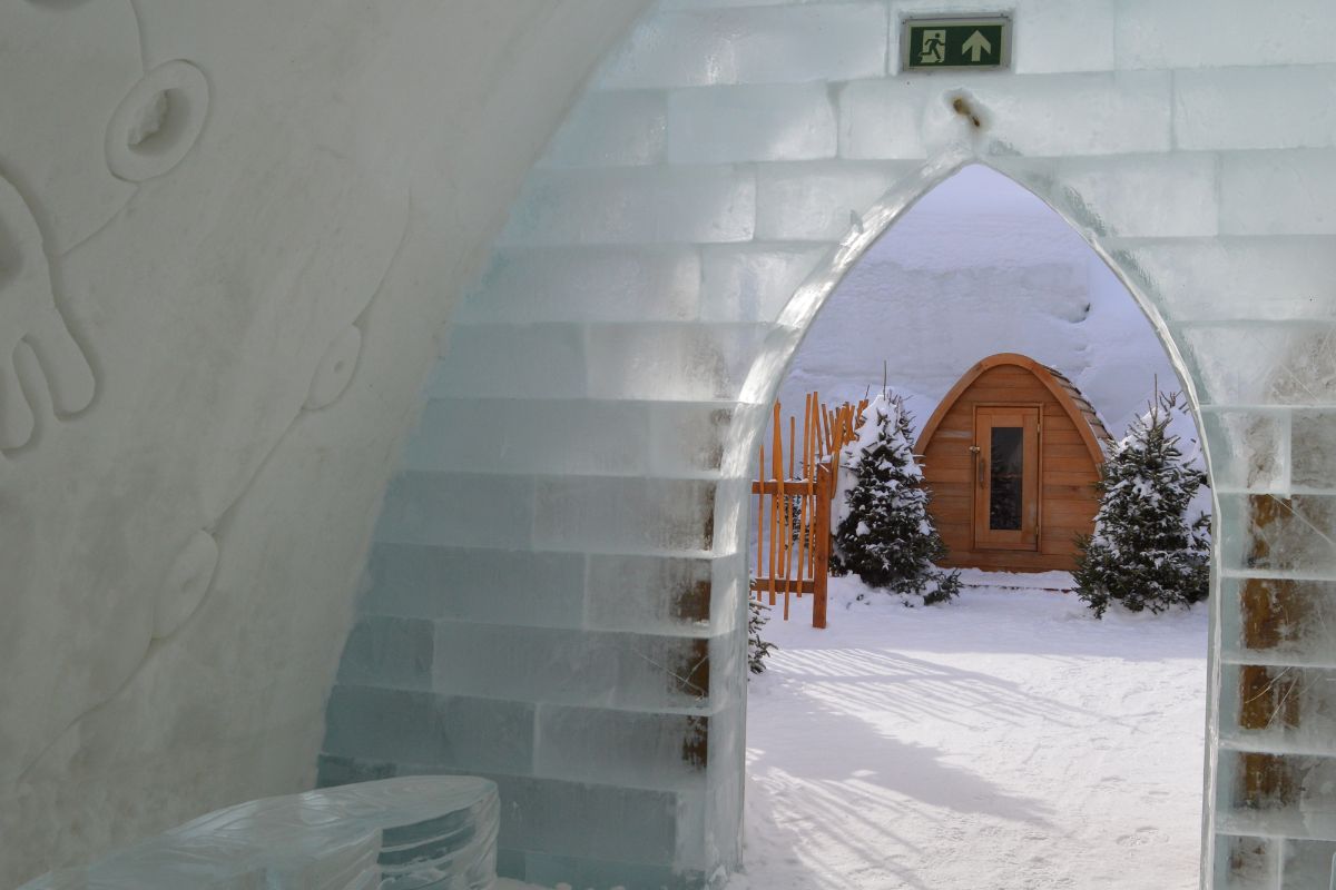 hotel de glace en laponie