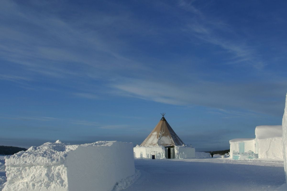 hotel de glace en laponie