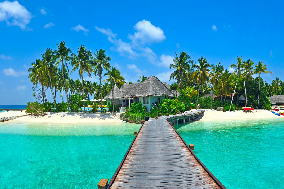 Hôtel avec piscine privée aux Maldives