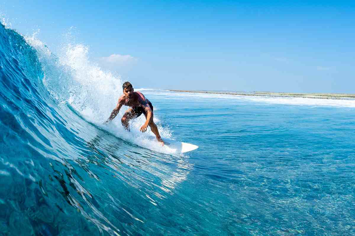 Hotel surf aux Maldives