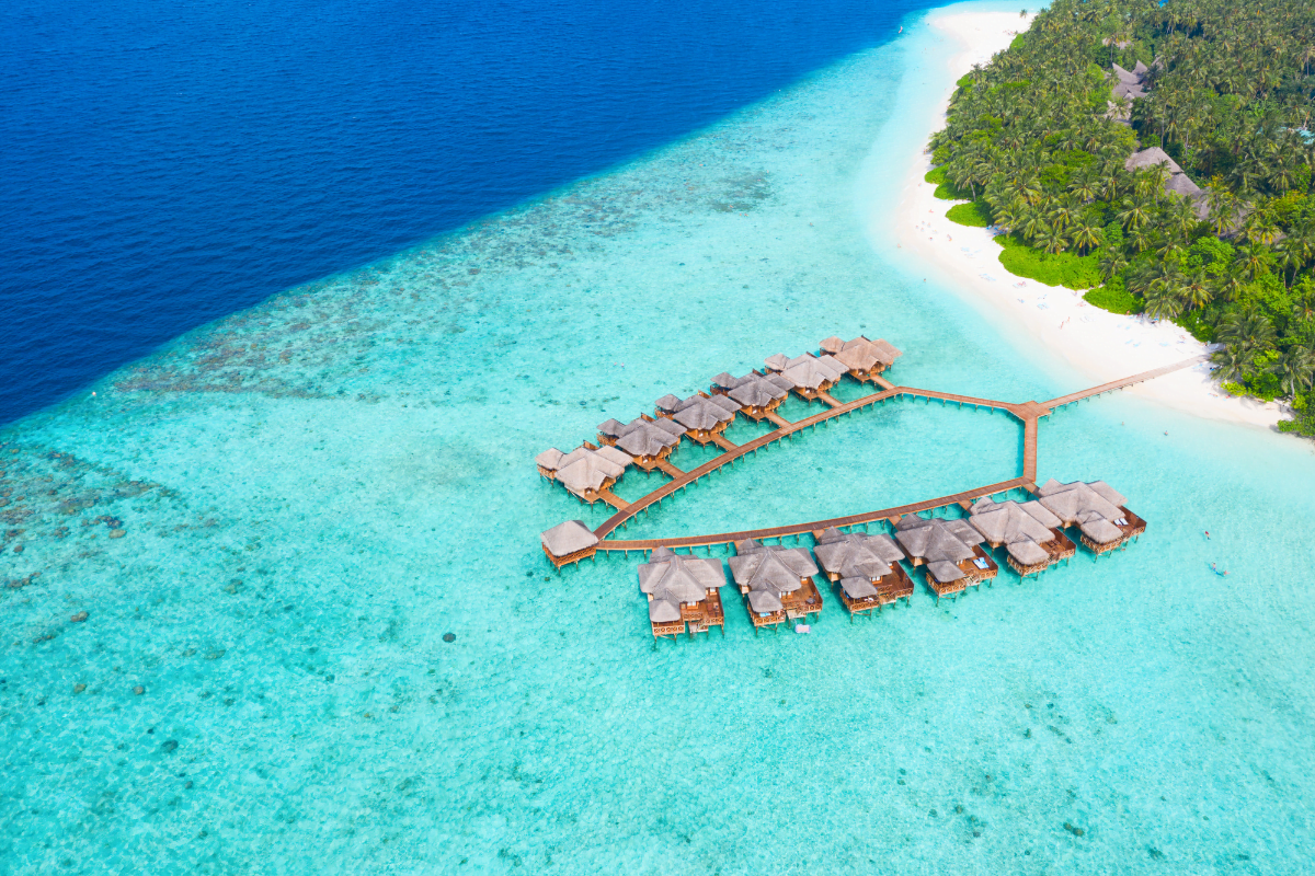 Hôtel avec piscine privée aux Maldives