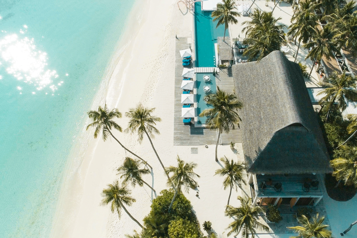 hotel avec piscine privée aux maldives