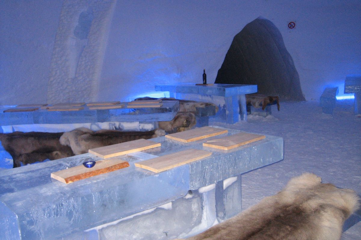 hotel de glace en laponie