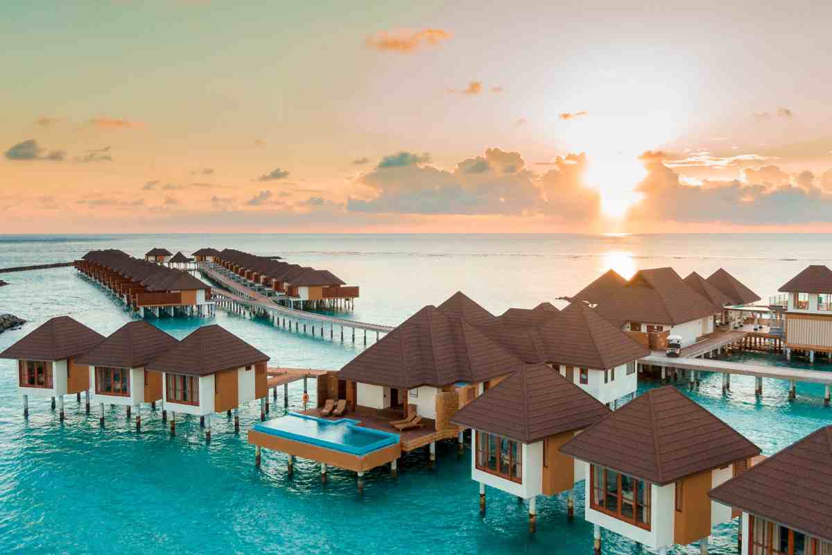 Hotel petit déjeuner aux Maldives