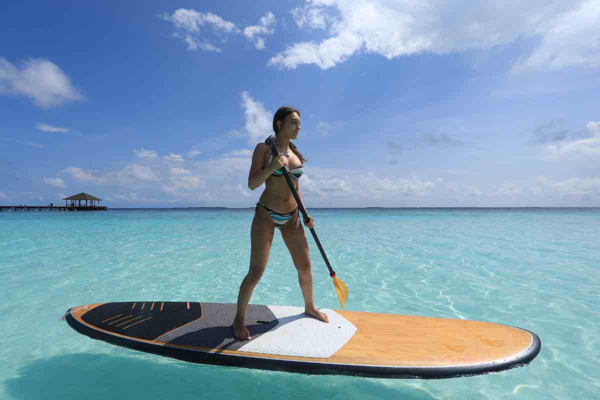 Hotel surf aux Maldives