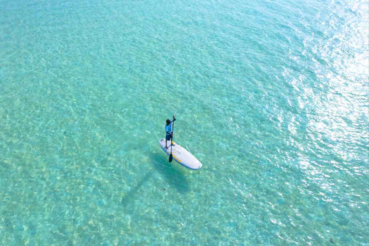 Hotel surf aux Maldives