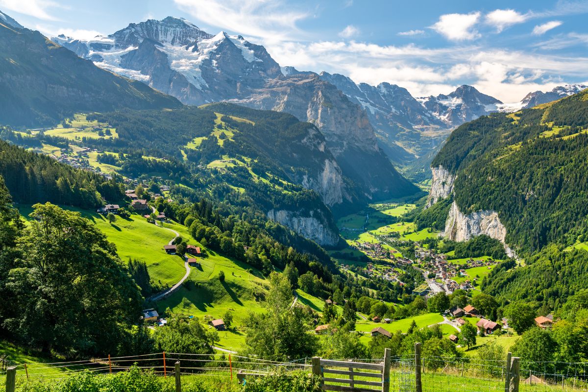 hotel avec vue sur les alpes