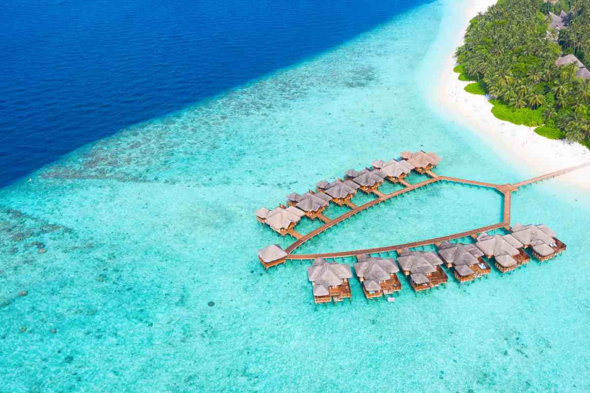 Hotel petit déjeuner aux Maldives