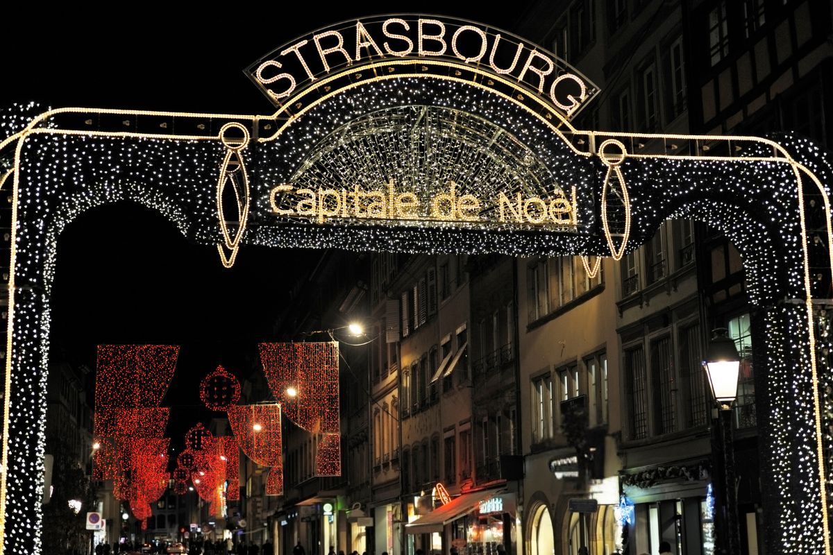 Marché de Noël rue Strasbourg