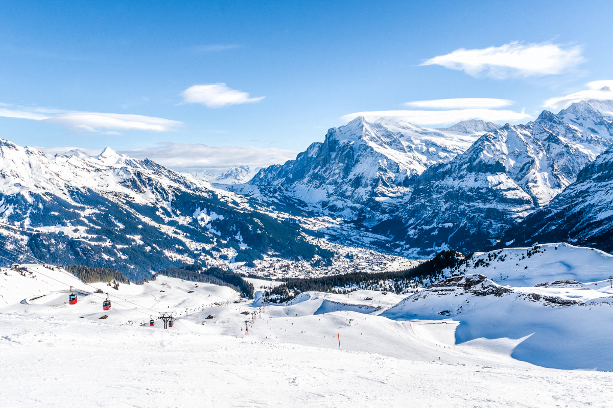 Hotel romantique dans les alpes