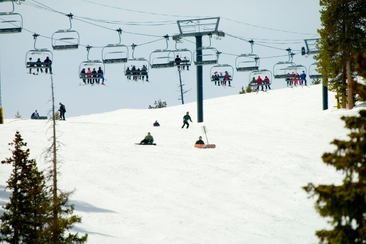 Piste de ski à chamonix