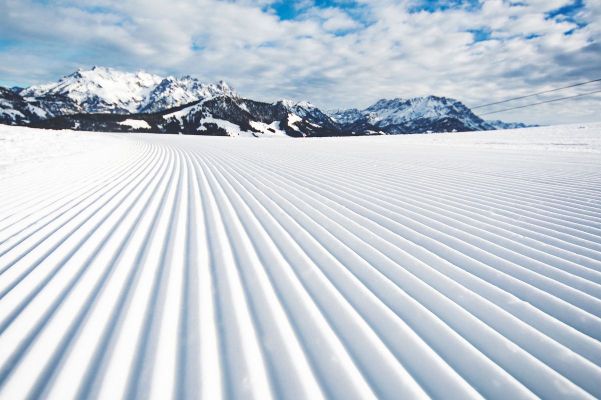 Piste de ski à chamonix