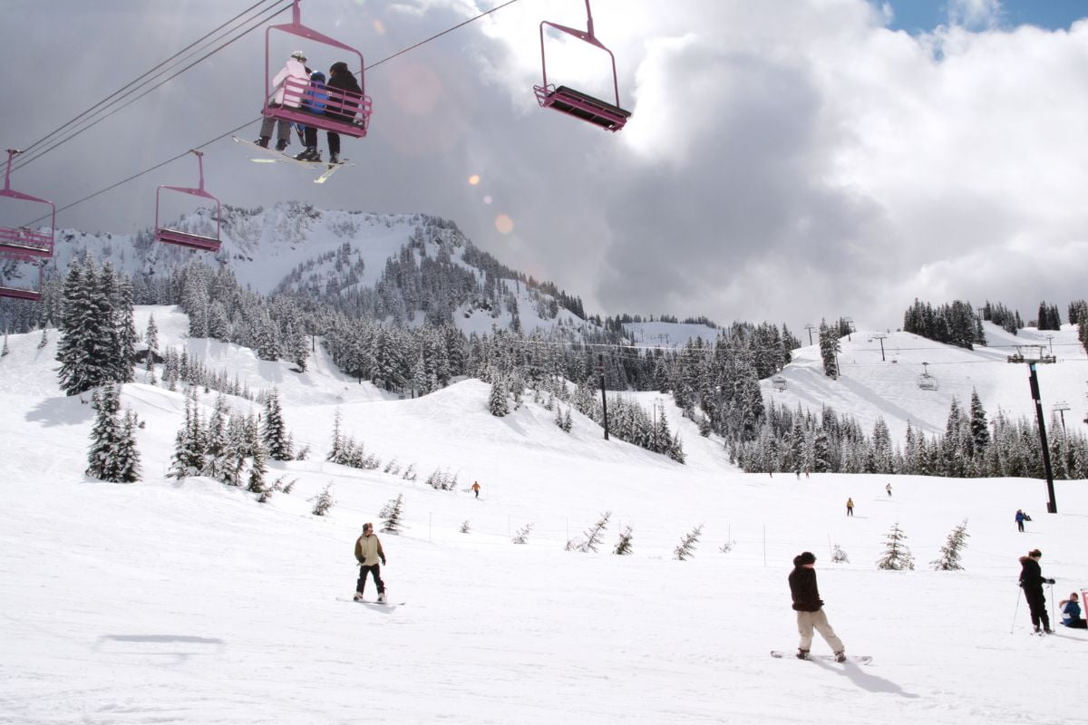 Piste de ski à chamonix