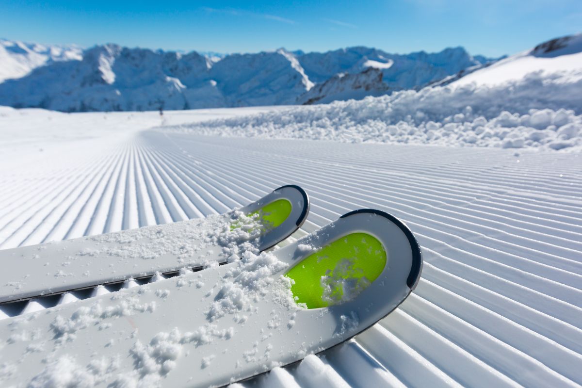 Piste de ski à chamonix