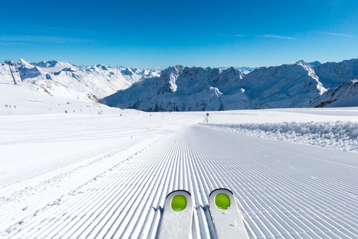 Piste de ski à chamonix