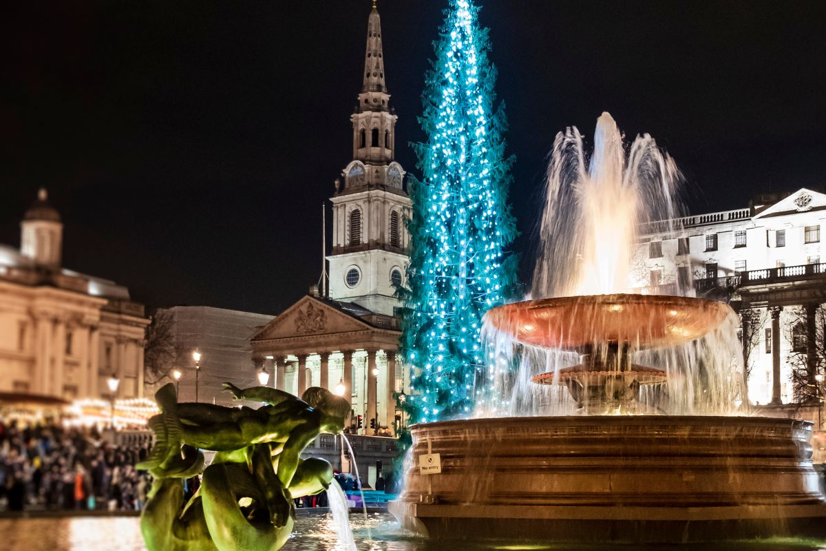 Trafalgar Square noel