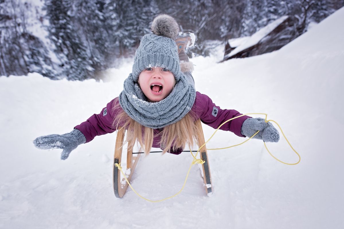 Luge ski hiver