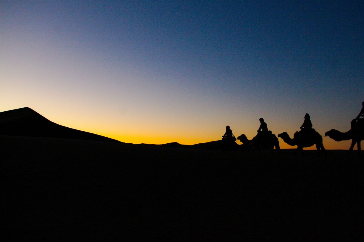 dormir dans le désert marocain