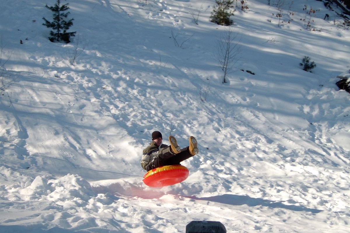 Luge ski hiver