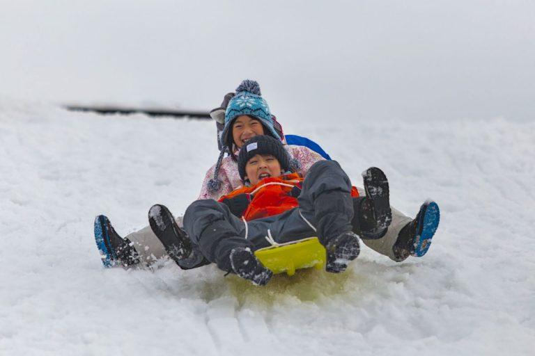 Luge ski hiver