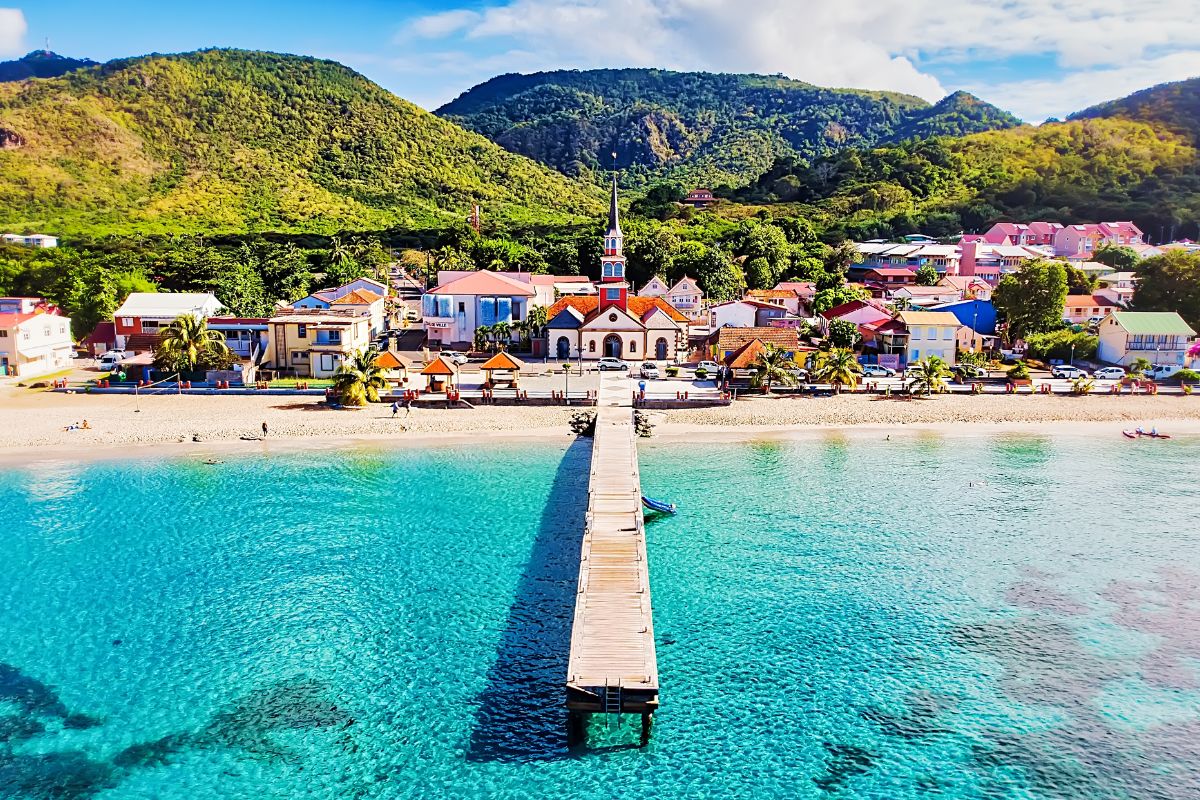 Hôtel pied dans l'eau en martinique