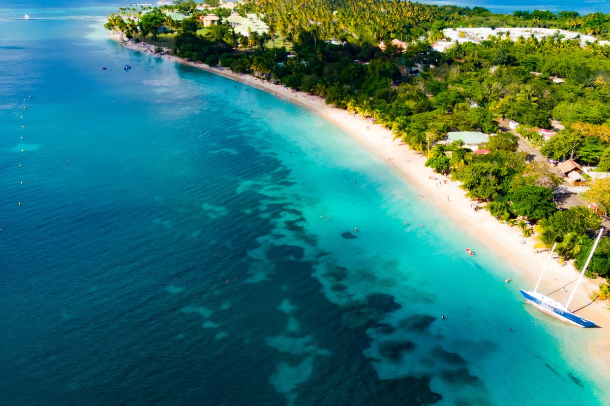 Hôtel pied dans l'eau en martinique