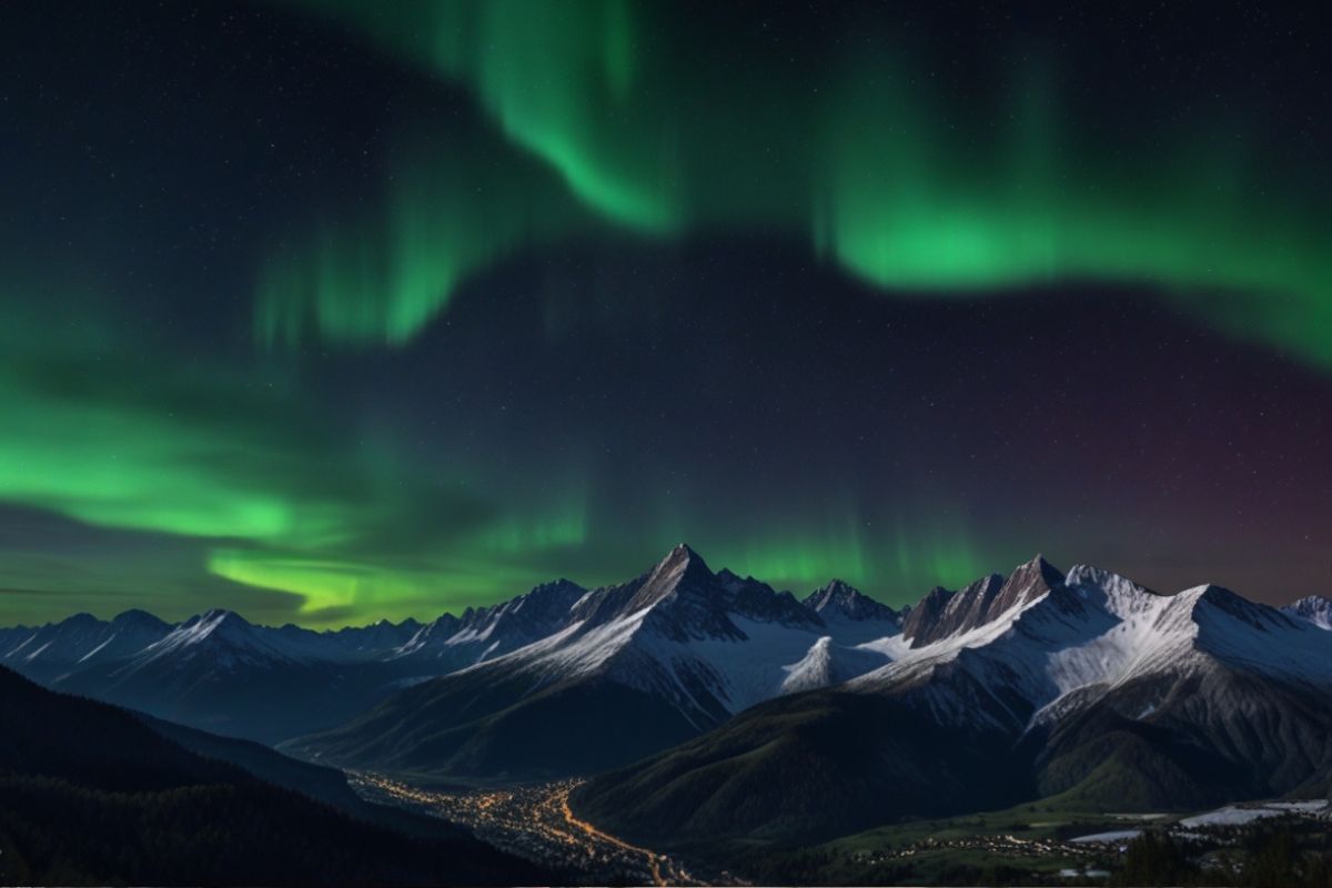 Aurores Boréales Alpes