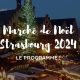 Plan du marché de Strasbourg noel