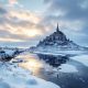 Neige Mont saint michel