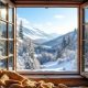 paysage de neige France