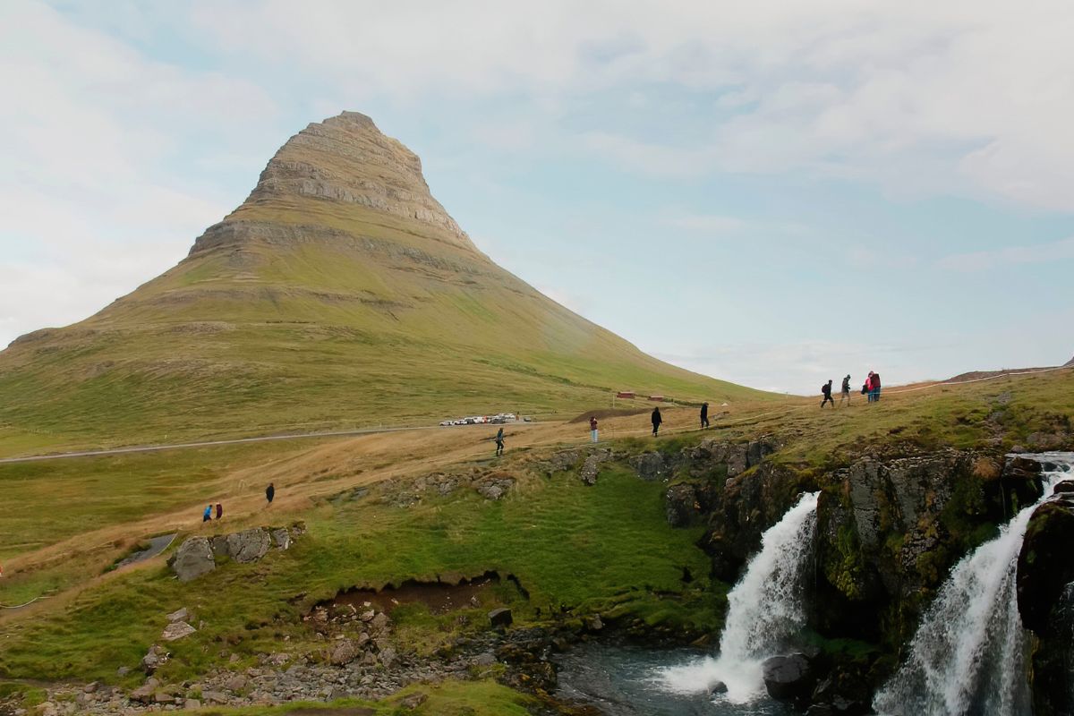 L'Islande en été touristes
