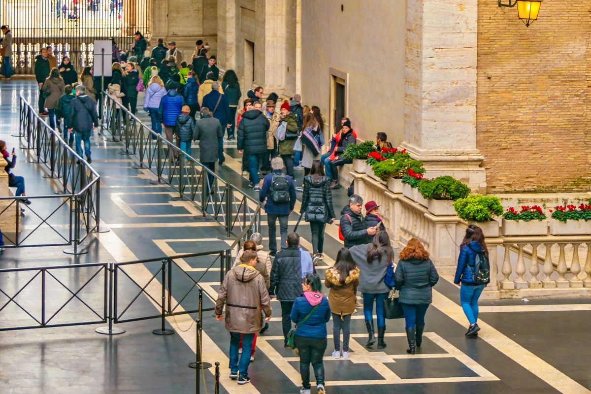 Visite du vatican file d'attente