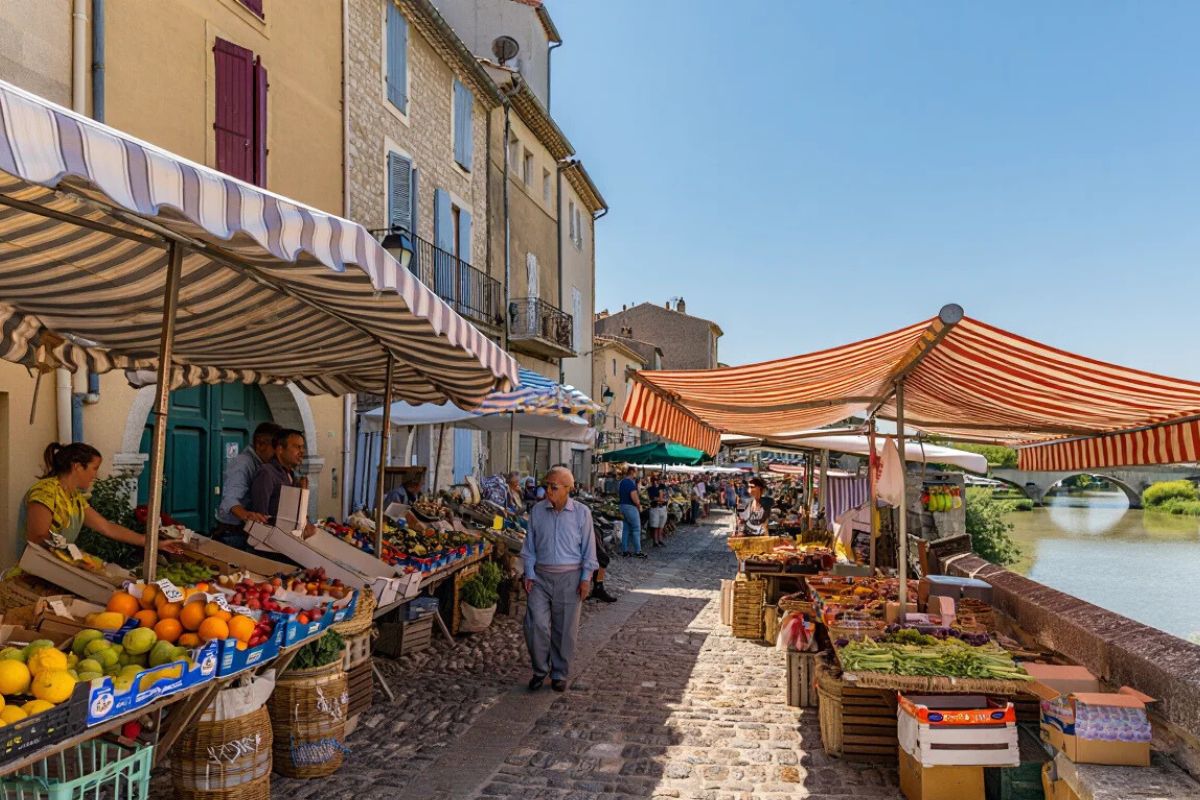 Isle sur la Sorgue Marché