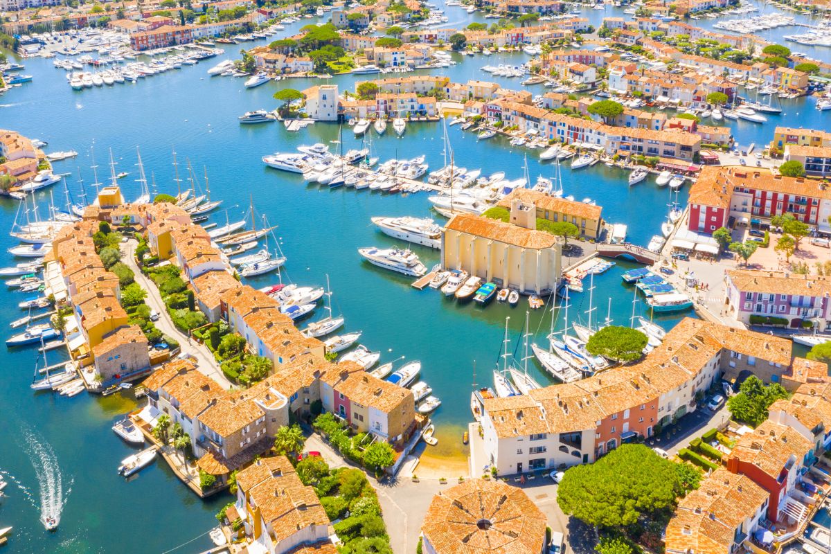 Port Grimaud vu du ciel