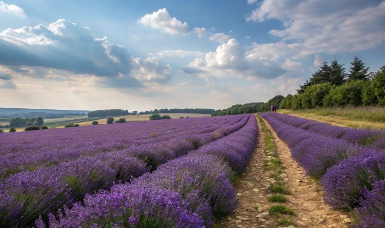 champs de lavandes