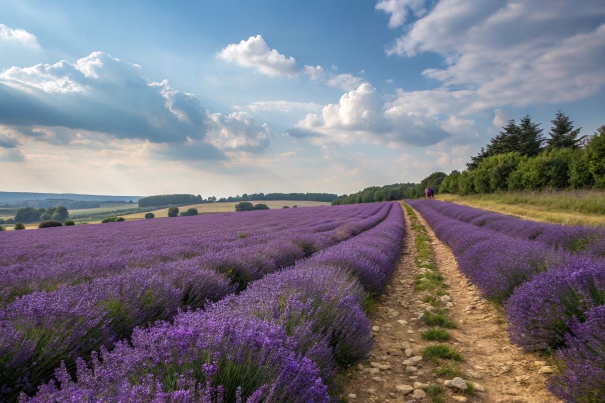 champs de lavandes